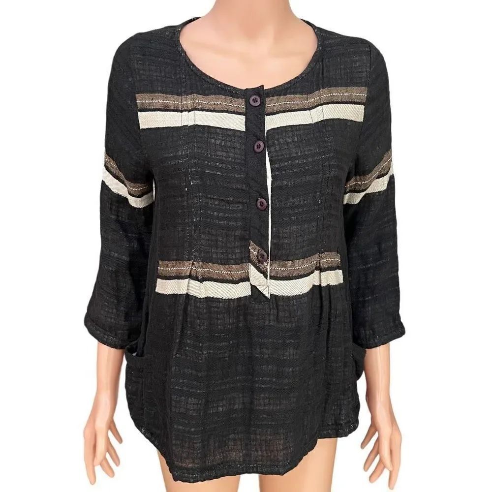 Ace&Jig cotton/linen blouse size XS oversized